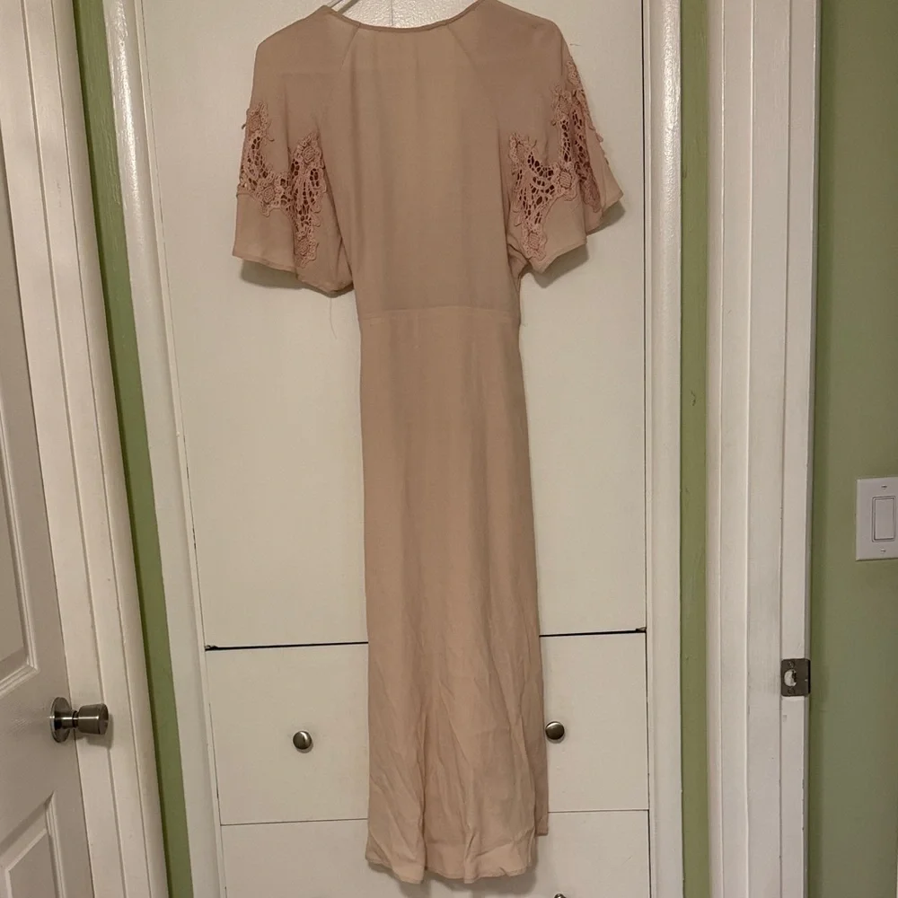 Astr Blush High Low Wrap Dress - Picture 6 of 7